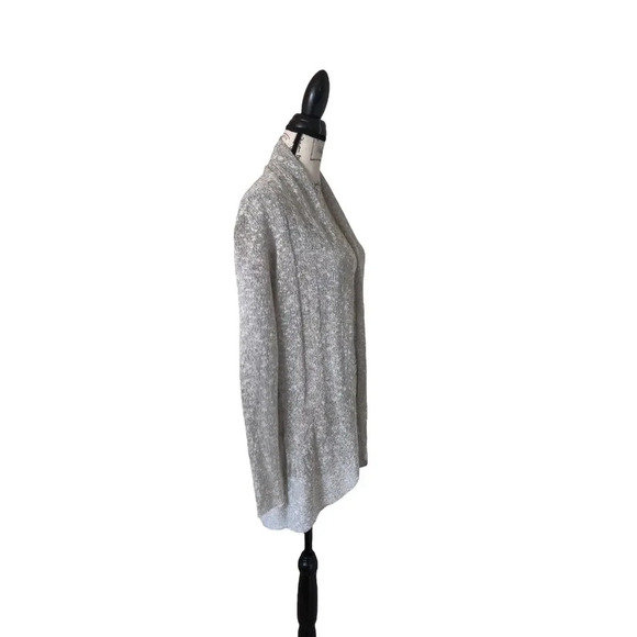 Eileen Fisher Open Front Cardigan Linen Blend Gray Open Knit Size XS - Picture 4 of 9